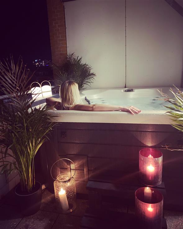 Gourmetophold Mortens kro penthouse spa suite