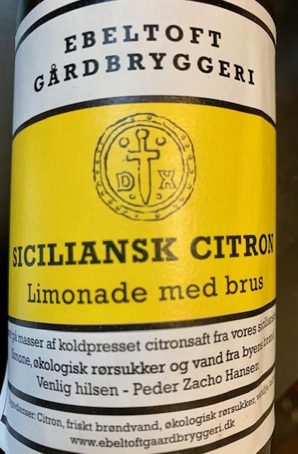 Ebeltoft Gårdbryggeri lemonade CITRON